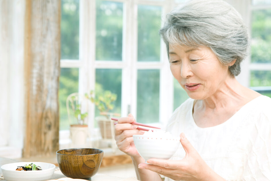 食事をする患者様